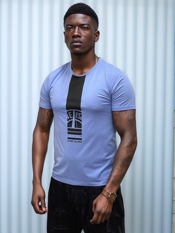 Футболка stone island 177018blue
