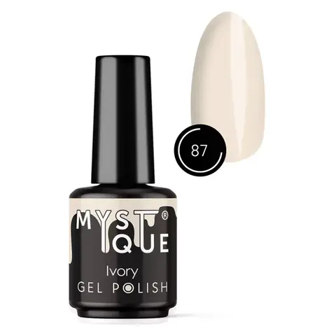 Mystique Гель-лак #87 «Ivory» (10 мл)