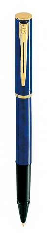 Ручка шариковая Waterman Apostrophe Lacquer Blue Marble GT, F (S0702860)