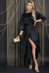 Платье вечернее Дерзкая элегантность (черное) П14470-7М LT Collection