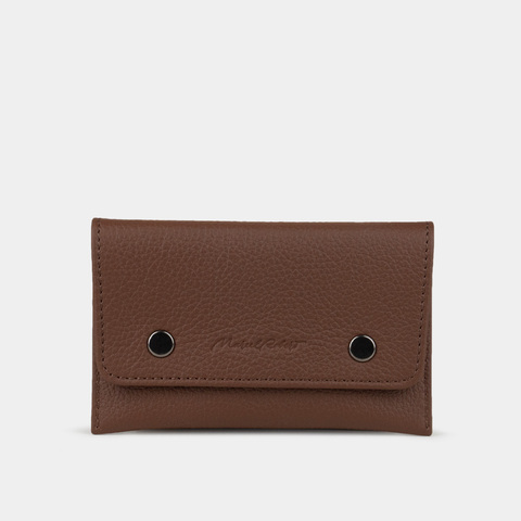 Кофр для украшений Medium из кожи теленка, цвета шоколад