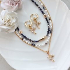 Набор для создания колье (в золотом цвете) НАБ015(м)