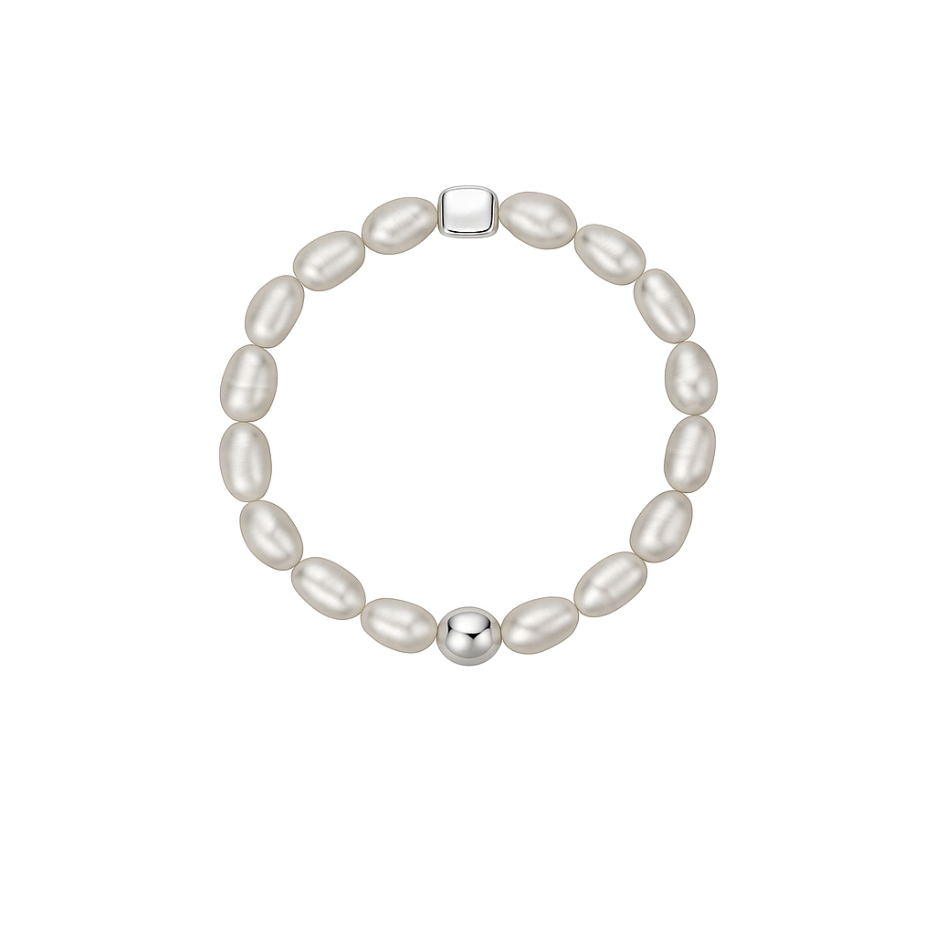 кольцо из белого жемчуга