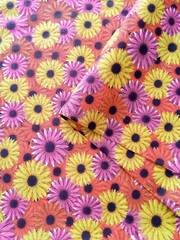 Ткань бязь плательная, рис. "Маргаритка", ширина 150 см, арт. 210