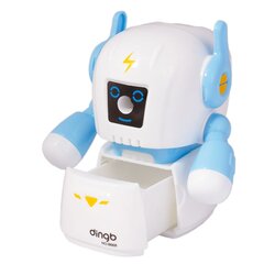 Точилка механическая Alingar, "Робот-космонавт", 1 отверстие, пластик. корпус, белый, инд. упаковка, 110*110*100 мм