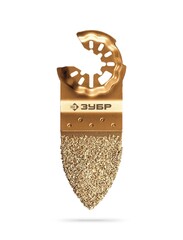 ЗУБР CARBIDE ВК8 Р40, 35x42 мм полотно дельтовидное с твердосплавной крошкой: керамика, кирпич, пенобетон, StarQuick (15582-P40)