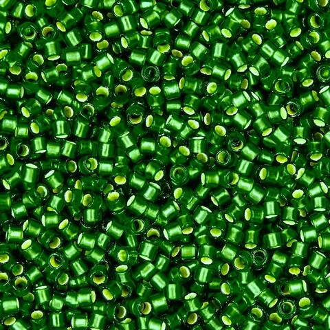 Японский бисер TOHO Treasure (№27BF), с внутренним серебрением, прозрачный матовый