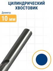 Сверло по металлу ПРАКТИКА Р6М5 10,0 х 133 мм (033-338)