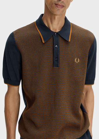 Джемпер-поло FRED PERRY Tonic Waffle Knitted Shirt