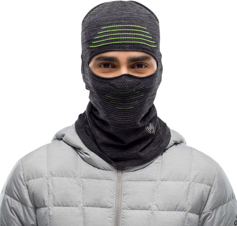 Балаклава тонкая Buff Balaclava Dryflx Black фото 2