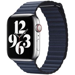 Ремешок Apple 44mm Diver Blue Leather Loop Large (MGXD3ZM/A)