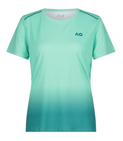 Женская теннисная футболка Australian Open Performance Tee - court ombre