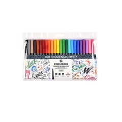 Набор линеров KOH-I-NOOR FINELINERS 7021, 0,3мм, 24цв, ПВХ с подвесом