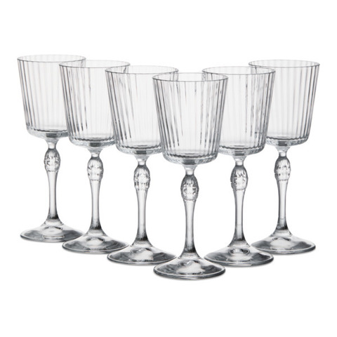 Набор бокалов для коктейля Bormioli Rocco Америка 20-х 250 мл, 6 шт, стекло