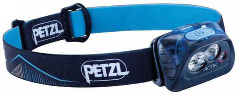 Картинка фонарь налобный Petzl Actik Синий - 1