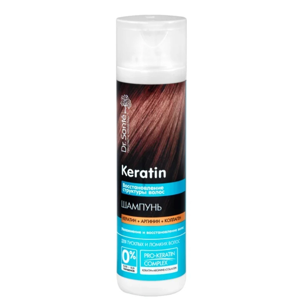 Шампунь для туских ломких волос Кератин+Аргенин+Коллаген