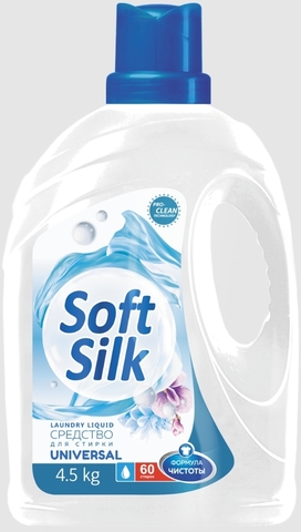 Soft silk Средство для стирки Universal 4,5кг Фабрика Ромакс