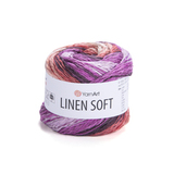 Пряжа YarnArt Linen Soft 7413 ягодное пралине