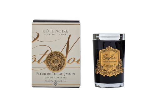 Свеча ароматическая 75г Cote Noire Jasmine Flower Tea в стеклянном стакане