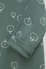 комбинезон для новорожденных  К 6192/зеленый мох,мини брокколи