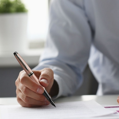 Ручка перьевая Waterman Expert Metallic,  Rose Gold RT, M (2119263)