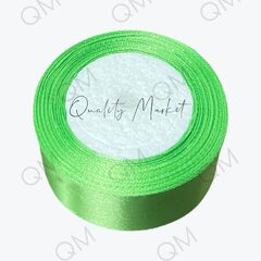 Лента атласная 4 см 25 ярдов (светло-зеленый) №052