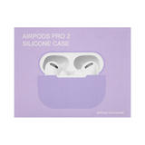 Силиконовый чехол со шнурком для Airpods Pro 2  Silicone Case (Лаванда)