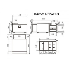 Компрессорный автохолодильник Indel B TB30AM DRAWER (30 л, 12/24, встраиваемый)