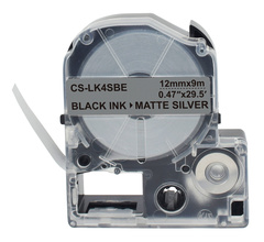 Картридж ленточный Cactus CS-LK4SBE черный для Epson LW300, LW400, LW700, LW600P, LW1000P, K400, Z700, Z900