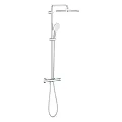 GROHE 26689001 Tempesta System 250 Cube Душевая система с термостатом для  настенного монтажа (замена арт. 26689000) фото