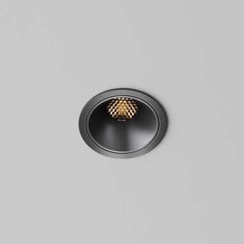 Встраиваемый светильник Maytoni Alfa led DL043-01-10W2.7K-RD-B
