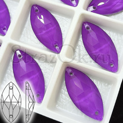 Стразы пришивные неоновые Navette Neon Violet, дешево оптом с доставкой на StrazOK.ru