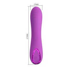 Фиолетовый мини-вибратор DJ Dick - 12,7 см. - 
