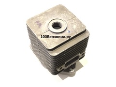 Цилиндро-поршневая группа в сборе для бензокосы объемом 26 см3 с переднем стартером