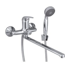 Смеситель СЛАВЕН СЛ-ОД-В31 серия Дача для ванны, однорычажный, картридж 35мм, L-излив 320мм