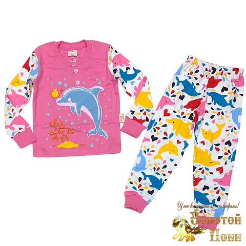 Пижама хл/инт д (1-4) 240915-YK8985