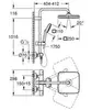 GROHE 26689001 Tempesta System 250 Cube Душевая система с термостатом для  настенного монтажа (замена арт. 26689000)