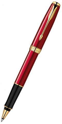 Ручка-роллер Parker Sonnet T539 Essential , Laсque Red GT(1859471)