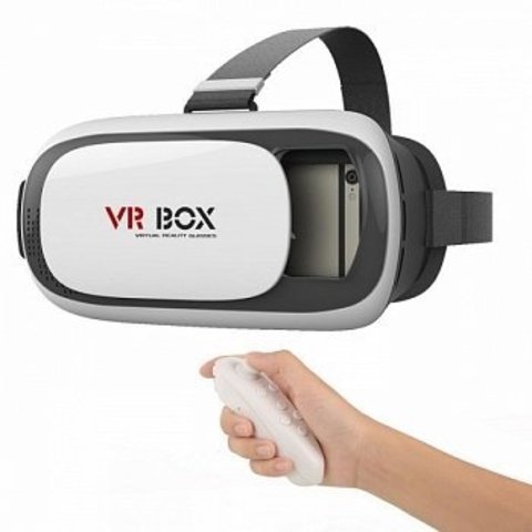 Очки виртуальной реальности для смартфона VR Box VR 2.0 с пультом ДУ