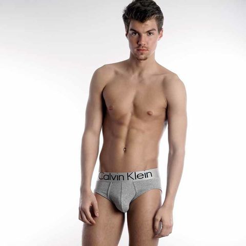 Мужские трусы брифы Calvin Klein Brief Steel Grey