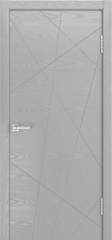 Межкомнатная дверь Мальта глухая / Цвет Светло-серый / Двери Верда