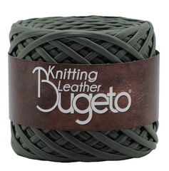Knitting Leather Mildew Green
