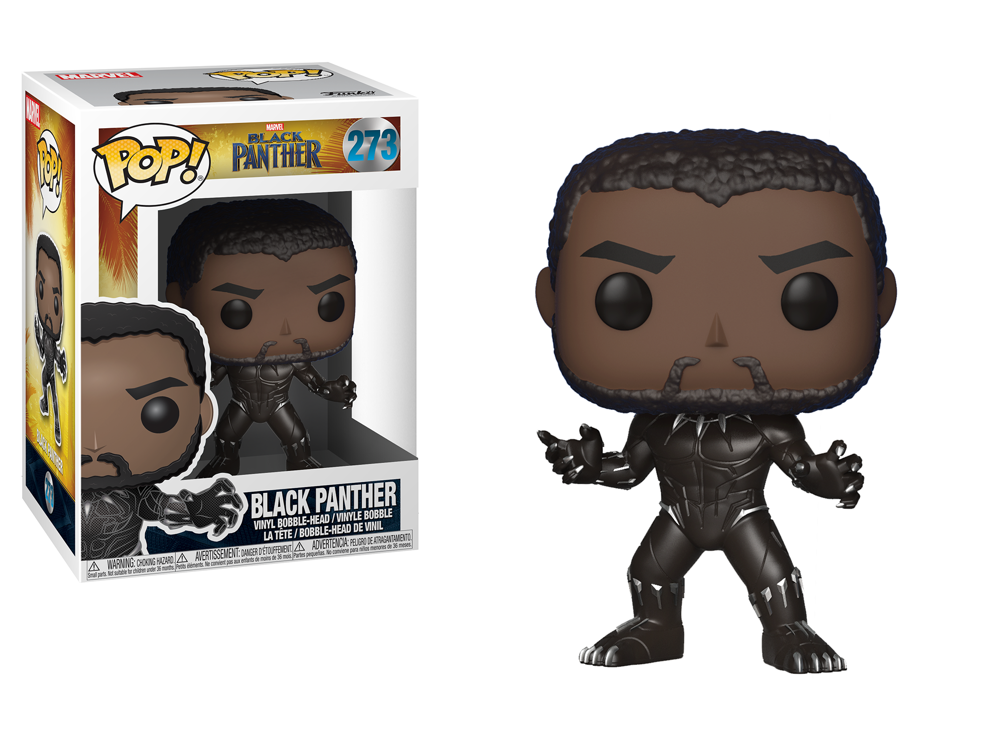 Funko POP! Marvel. Black Panther: Black Panther (273) – купить по выгодной  цене | Интернет-магазин комиксов 28oi.ru