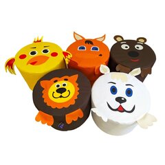 Детская игровая мебель Пуф – Зверушка