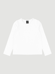 Лонгслив для девочки Mjölk Белый, уценка