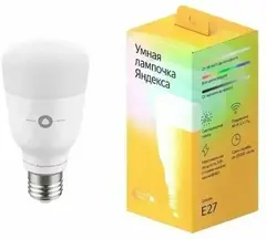 Умная лампа Yandex YNDX-00018 цветная E27 8Вт 900lm Wi-Fi (1шт)