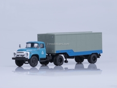 ZIL-130V1 and semitrailer ODAZ-794 blue-gray Start Scale Models (SSM) 1:43