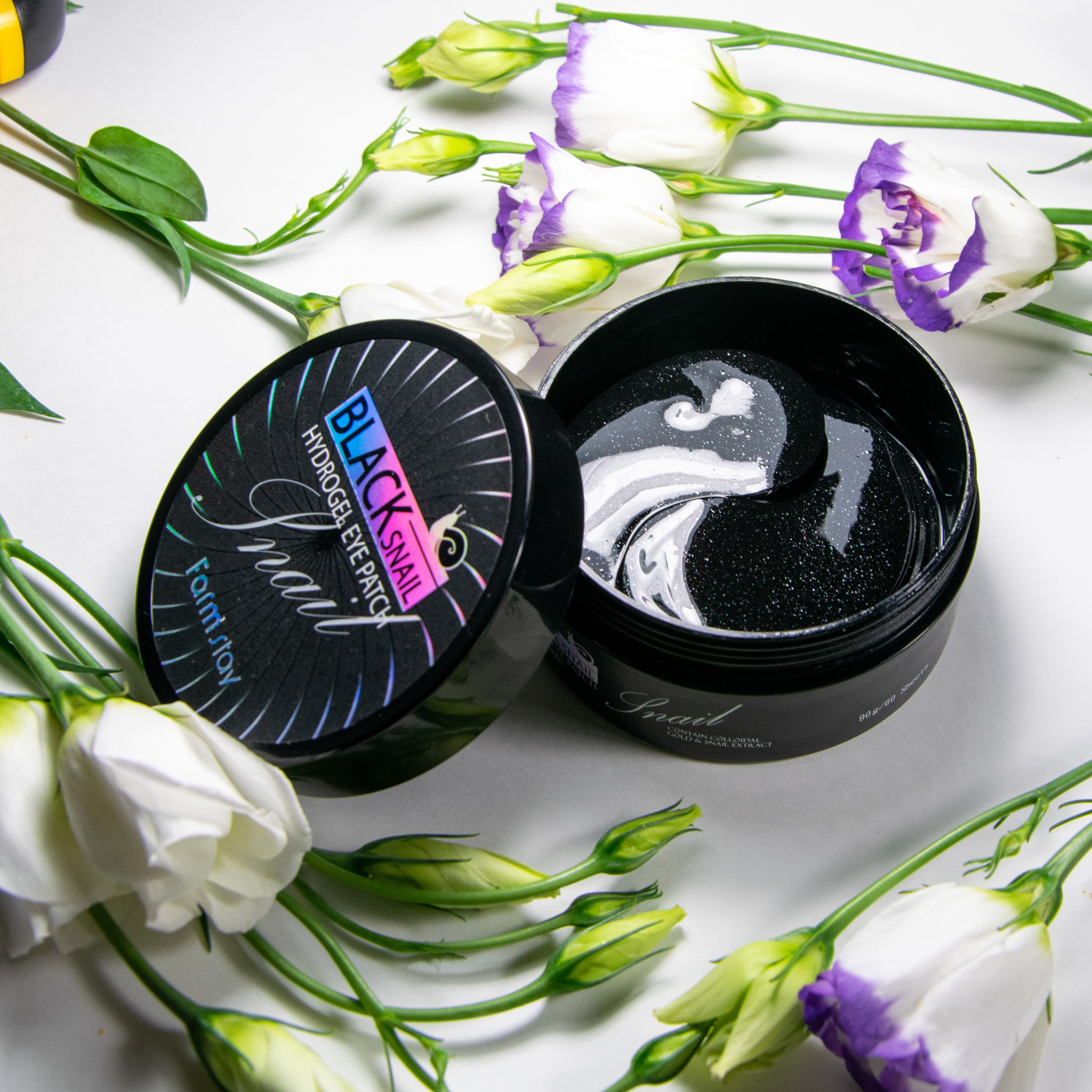 Патчи с муцином черной улитки Farmstay Black Snail Hydrogel Eye Patch 1640₽