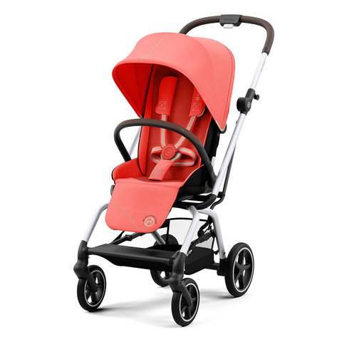 Прогулочная коляска Cybex Eezy S Twist Plus 2 SLV Hibiscus Red