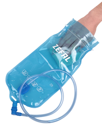 Картинка рюкзак велосипедный Zefal Hydro Race Bag black/blue - 3